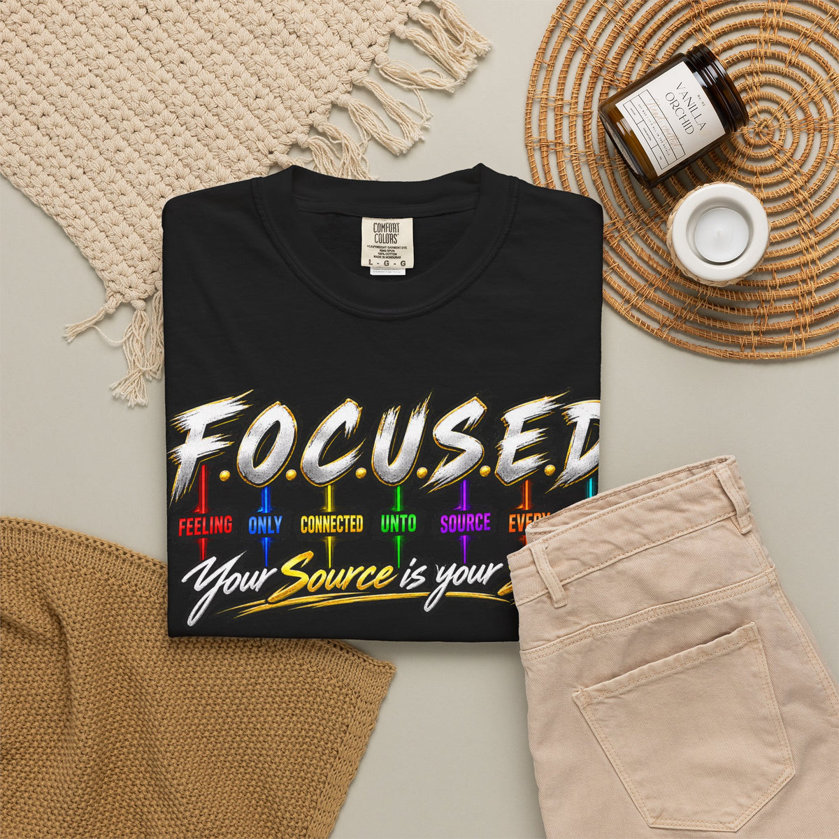 F.O.C.U.S.E.D. Signature Tee – Your Source Is Your Source