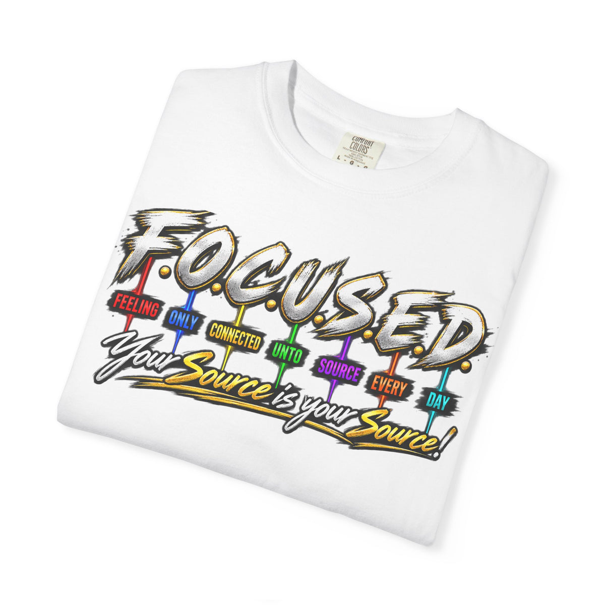 F.O.C.U.S.E.D. Signature Tee – Your Source Is Your Source