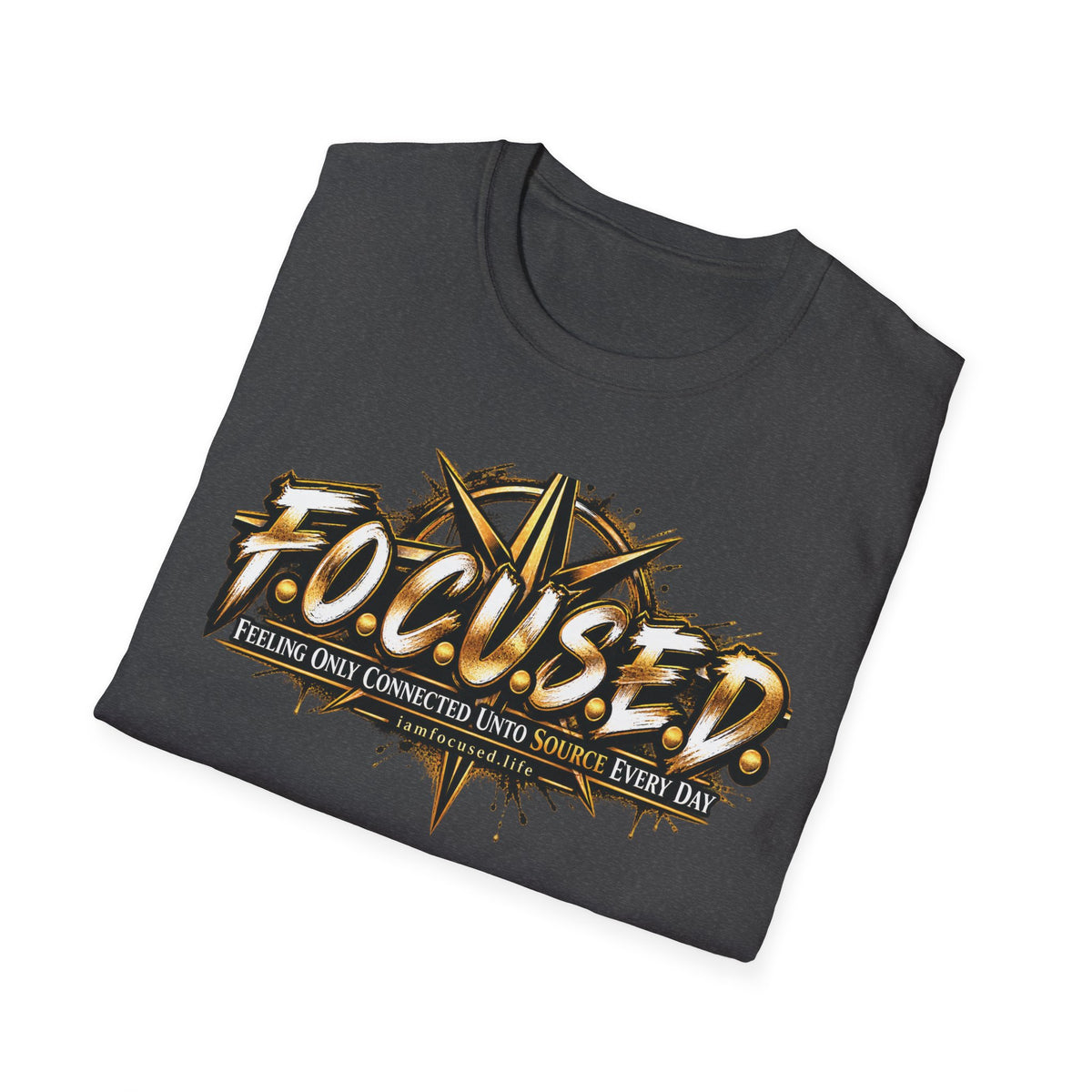 F.O.C.U.S.E.D.. Design Lab Number 1, Source Compass Unisex T-Shirt.