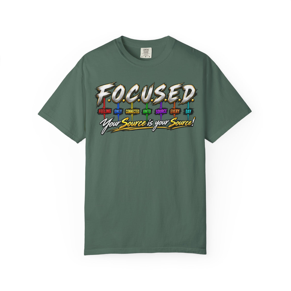 F.O.C.U.S.E.D. Signature Tee – Your Source Is Your Source