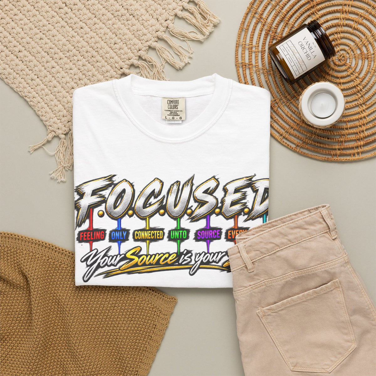 F.O.C.U.S.E.D. Signature Tee – Your Source Is Your Source