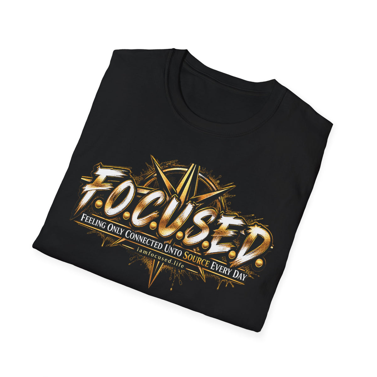 F.O.C.U.S.E.D.. Design Lab Number 1, Source Compass Unisex T-Shirt.
