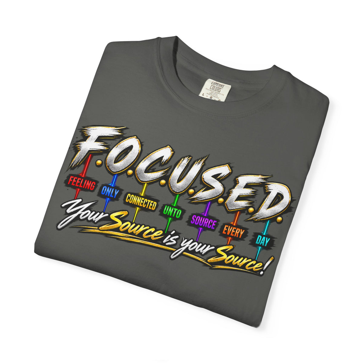 F.O.C.U.S.E.D. Signature Tee – Your Source Is Your Source