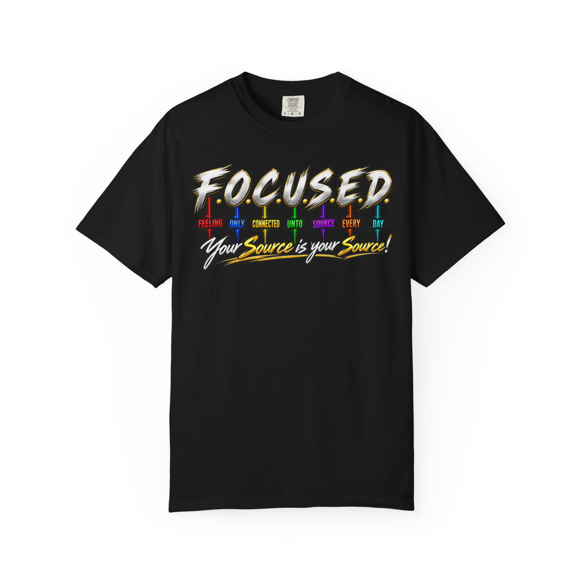 F.O.C.U.S.E.D. Signature Tee – Your Source Is Your Source