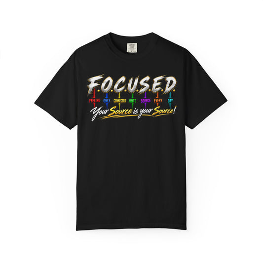 F.O.C.U.S.E.D. Signature Tee – Your Source Is Your Source
