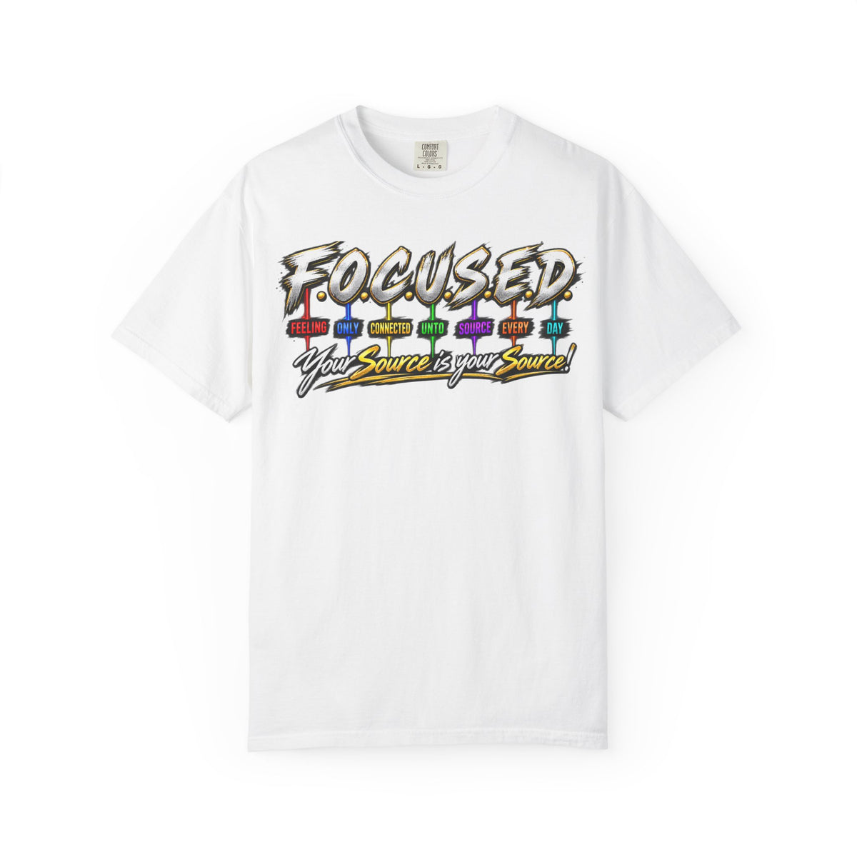 F.O.C.U.S.E.D. Signature Tee – Your Source Is Your Source