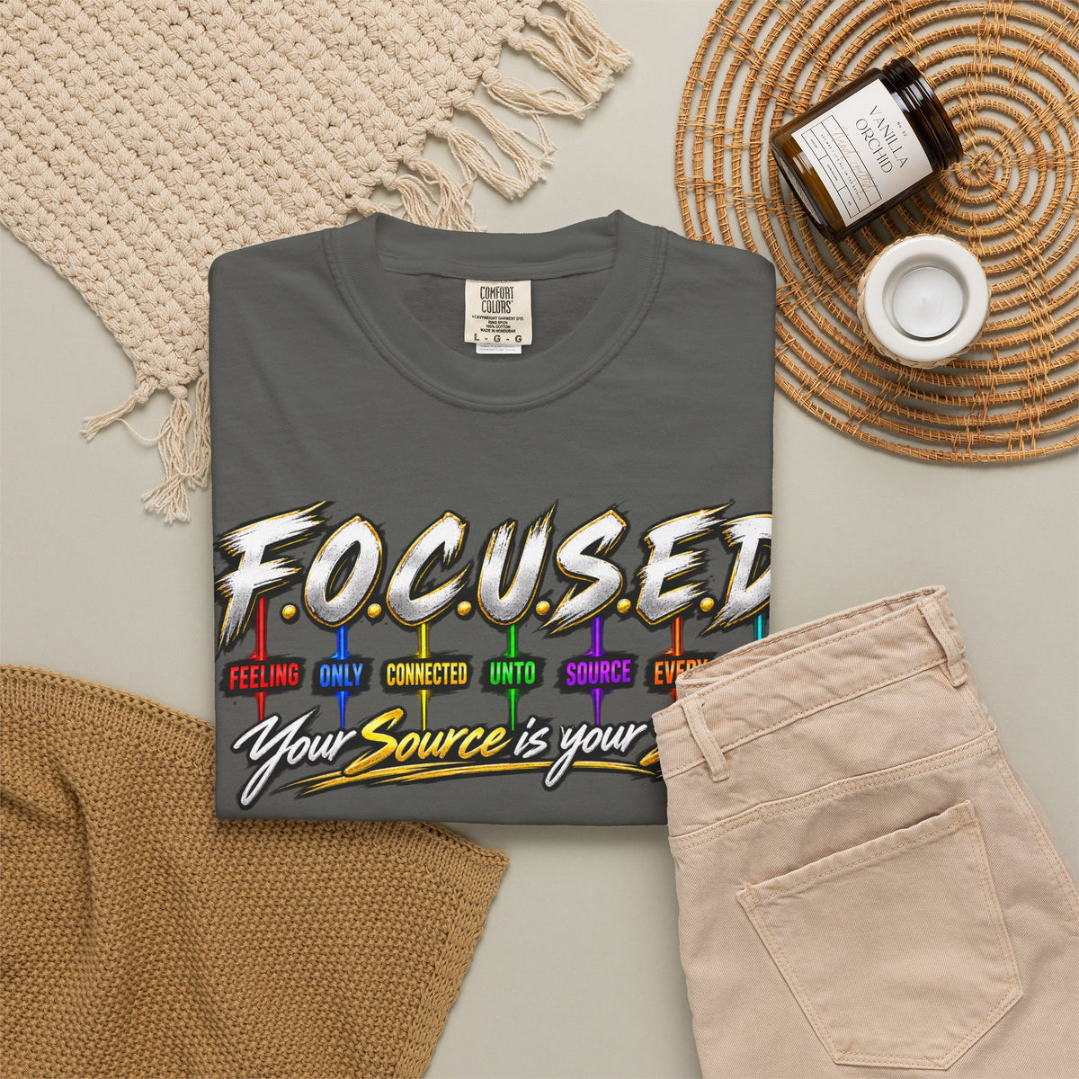 F.O.C.U.S.E.D. Signature Tee – Your Source Is Your Source