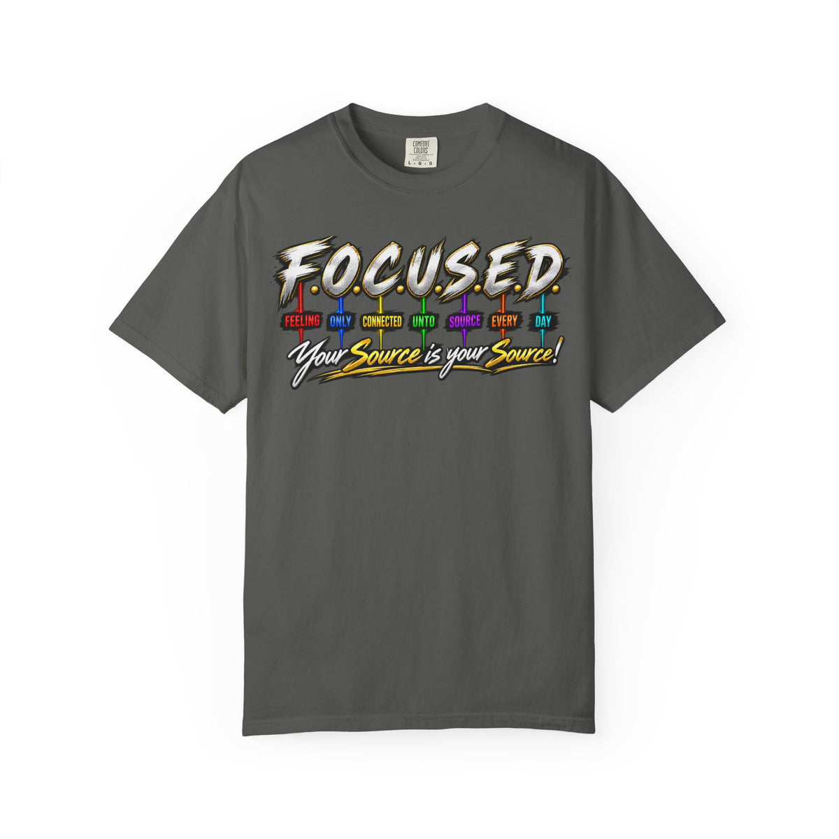 F.O.C.U.S.E.D. Signature Tee – Your Source Is Your Source